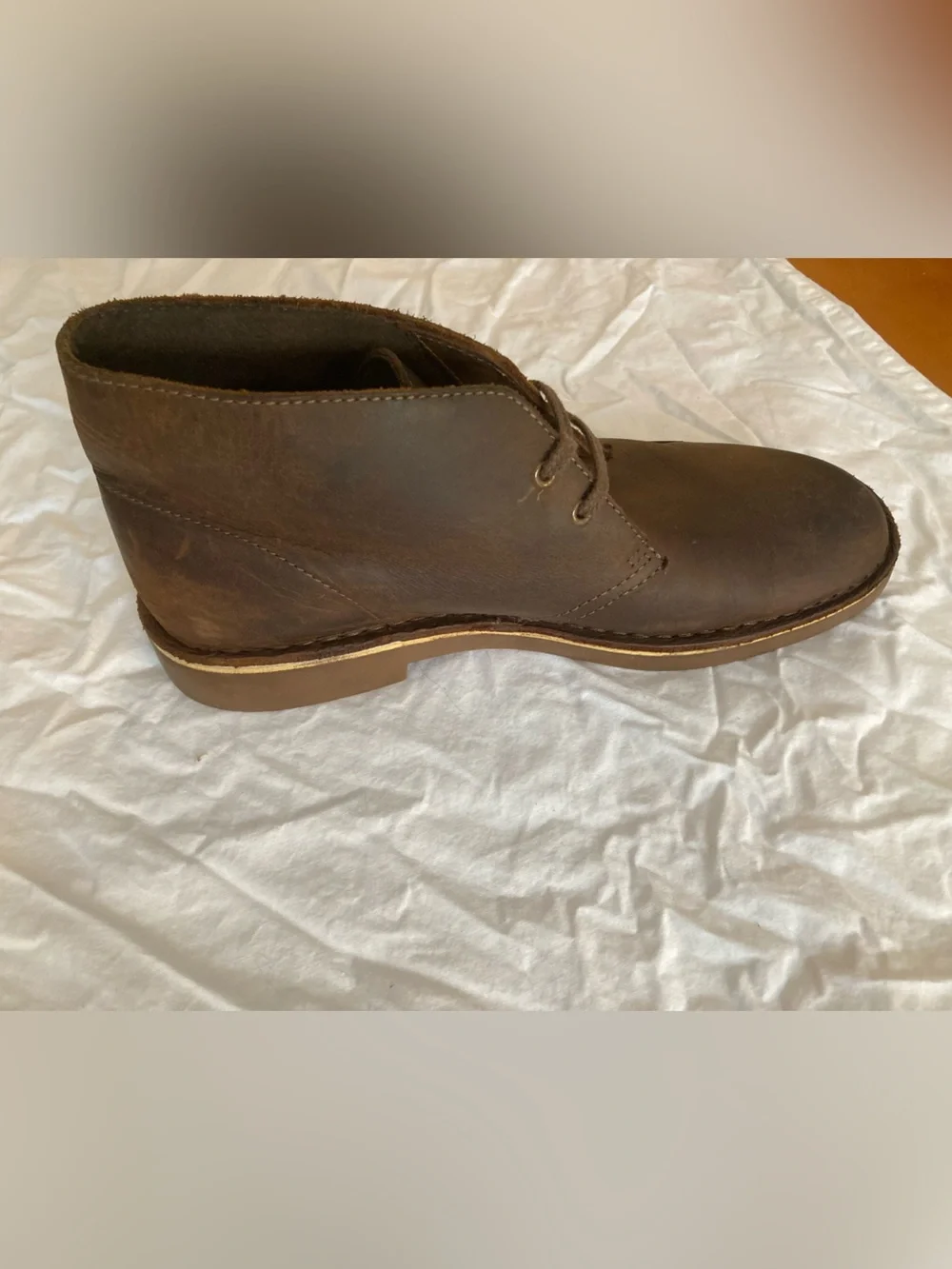 Clarks Bushacre 2 Men's Size 9 Brown Leather Chukka Desert Boots